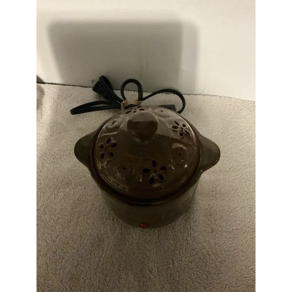 Yankee Candle Ceramic Electric Wax Warmer Brown